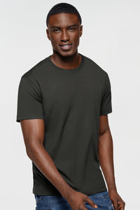 Label-Free T-Shirt Heavy MIKRALINAR® ECO 597 karbongrau