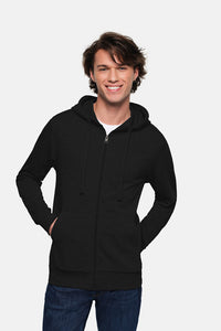 HAKRO Kapuzen-Sweatjacke Premium 605 schwarz