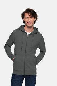 HAKRO Kapuzen-Sweatjacke Premium 605 anthrazit