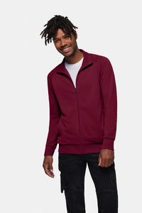 HAKRO Sweatjacke Premium 606 weinrot