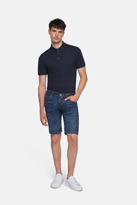HAKRO 5-Pocket-Jeansshorts X-Stretch ECO 733 indigo