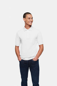 HAKRO Pocket-Poloshirt Top 802 weiß