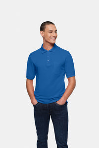 HAKRO Pocket-Poloshirt Top 802 royalblau