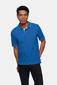 HAKRO Poloshirt Casual 803 royalblau/weiß