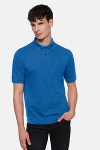 HAKRO Pocket-Poloshirt MIKRALINAR® 812 royalblau