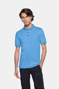 HAKRO COTTON TEC® Poloshirt 814 malibublau