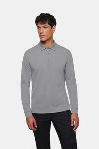 HAKRO Longsleeve-Poloshirt MIKRALINAR® 815 titan