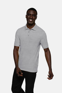 HAKRO Poloshirt MIKRALINAR® 816 grau meliert