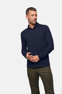 HAKRO Longsleeve-Poloshirt MIKRALINAR® HACCP 821 tinte
