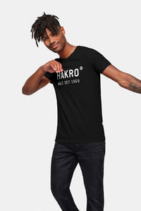 HAKRO T-Shirt Logo 1969 schwarz