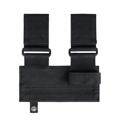 Adapter ZipIn Unisex Schwarz – Vorderansicht