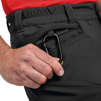 Allwettertalent Hose Herren Schwarz – Detailansicht