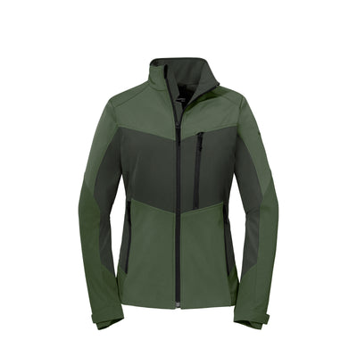 Allwettertalent Jacke Damen Grün – Vorderansicht