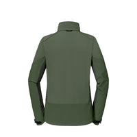 Allwettertalent Jacke Damen Grün – Rückansicht