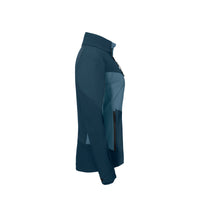 Allwettertalent Jacke Damen Blau – Seitenansicht