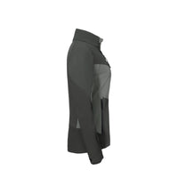 Allwettertalent Jacke Damen Dunkelgrau – Seitenansicht