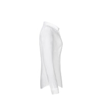 Businessbluse Damen Weiß – Seitenansicht