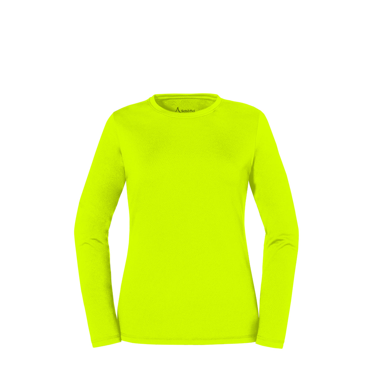 CIRC UV Schutz Longsleeve Damen Warngelb – Vorderansicht