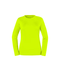 CIRC UV Schutz Longsleeve Damen Warngelb – Vorderansicht