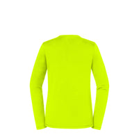 CIRC UV Schutz Longsleeve Damen Warngelb – Rückansicht