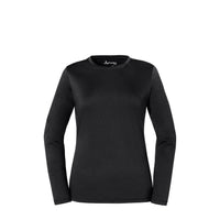 CIRC UV Schutz Longsleeve Damen Schwarz – Vorderansicht