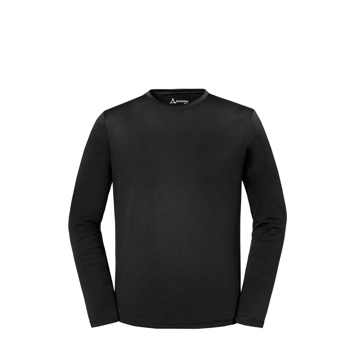 CIRC UV Schutz Longsleeve Herren Schwarz – Vorderansicht