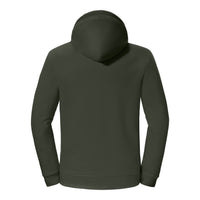 Lieblings Hoody GOTS90 Unisex Dunkelgrün – Rückansicht