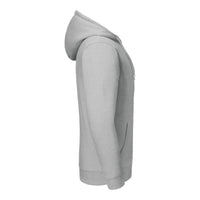 Lieblings Hoody Unisex Hellgrau meliert – Seitenansicht