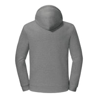 Lieblings Hoody GOTS90 Unisex Grau meliert – Rückansicht