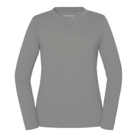 Lieblings Longsleeve WW Damen Hellgrau – Vorderansicht