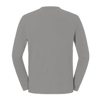 Lieblings Longsleeve WW Herren Hellgrau – Rückansicht