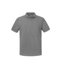 Lieblings Polo CW GOTS Herren Grau meliert – Vorderansicht