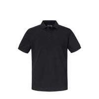 Lieblings Polo CW GOTS Herren Tiefschwarz – Vorderansicht