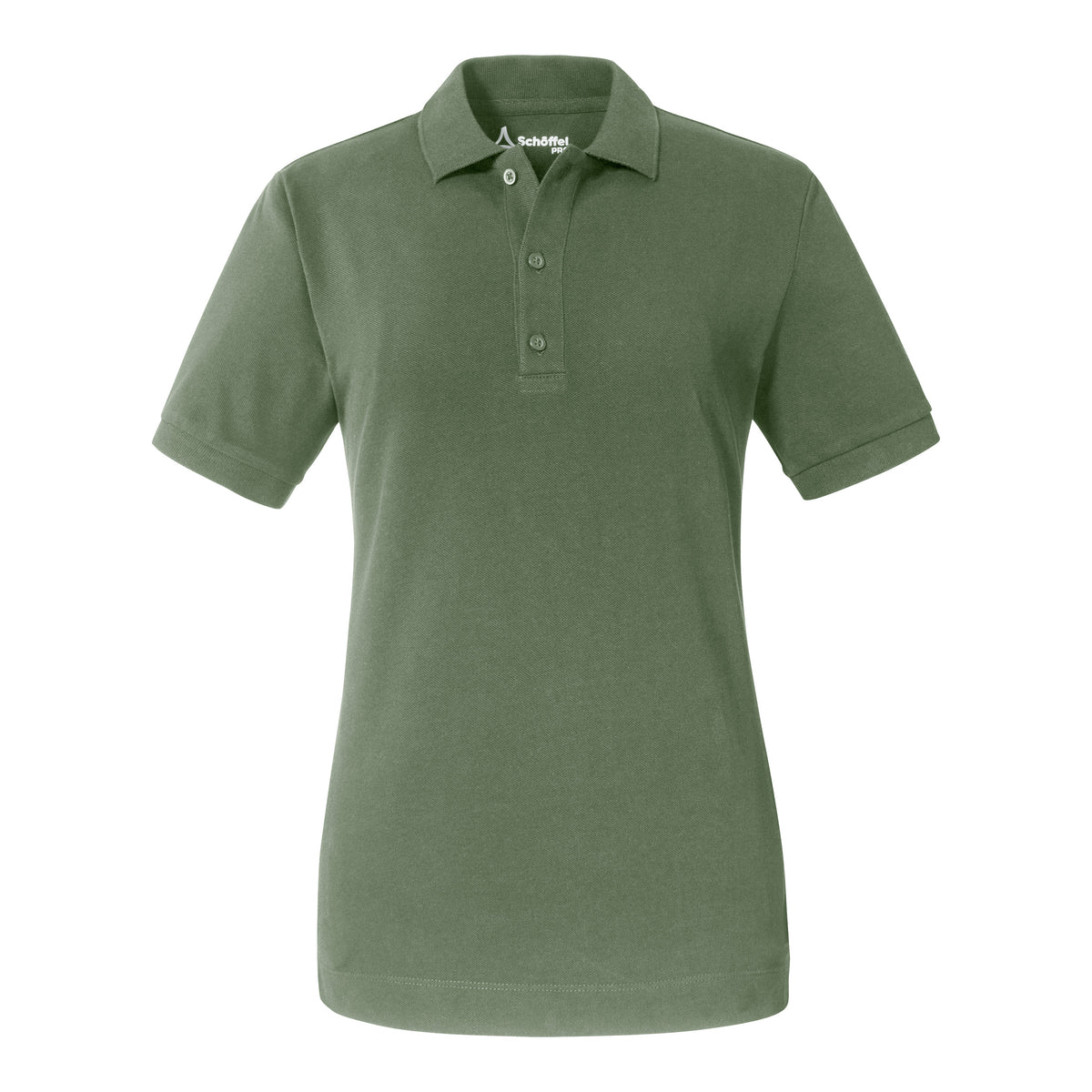Lieblings Polo heavy WW Damen Grün – Vorderansicht