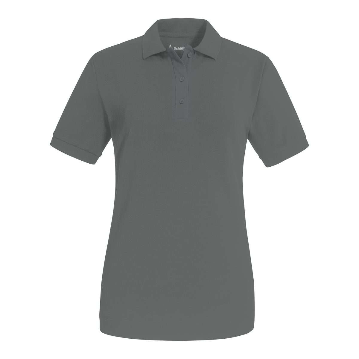 Lieblings Polo heavy WW Damen Grau – Vorderansicht