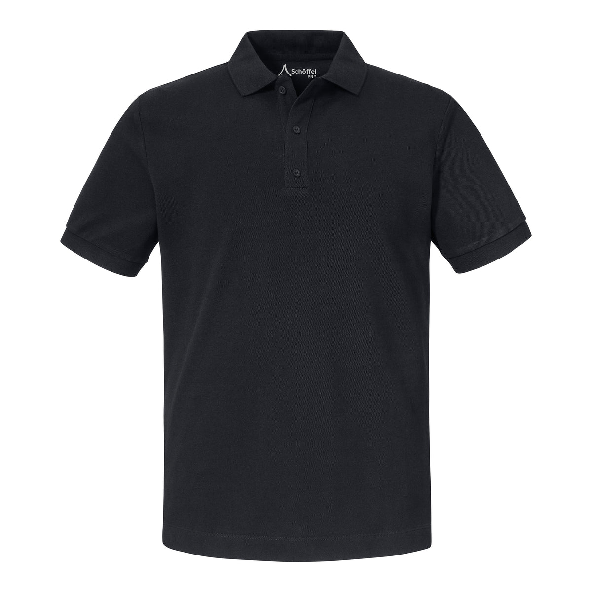 Lieblings Polo heavy WW Herren Schwarz – Vorderansicht