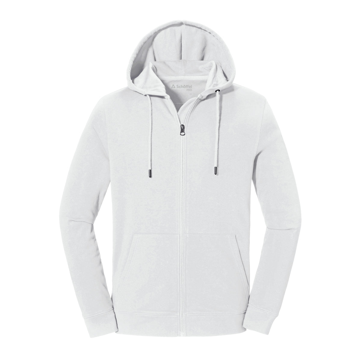 Lieblings Sweatjacke GOTS85 Unisex Weiß – Vorderansicht