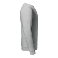 Lieblings Sweatshirt Unisex Hellgrau meliert – Seitenansicht