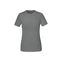 Lieblings T-Shirt GOTS Damen Grau meliert – Vorderansicht