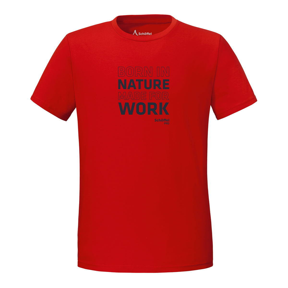Made for work T-Shirt Unisex Rot – Vorderansicht