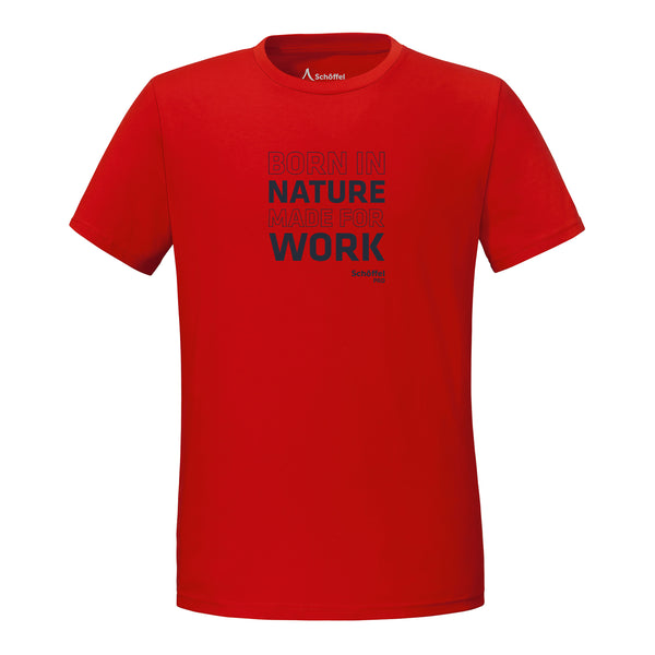 Made for work T-Shirt Unisex Rot – Vorderansicht