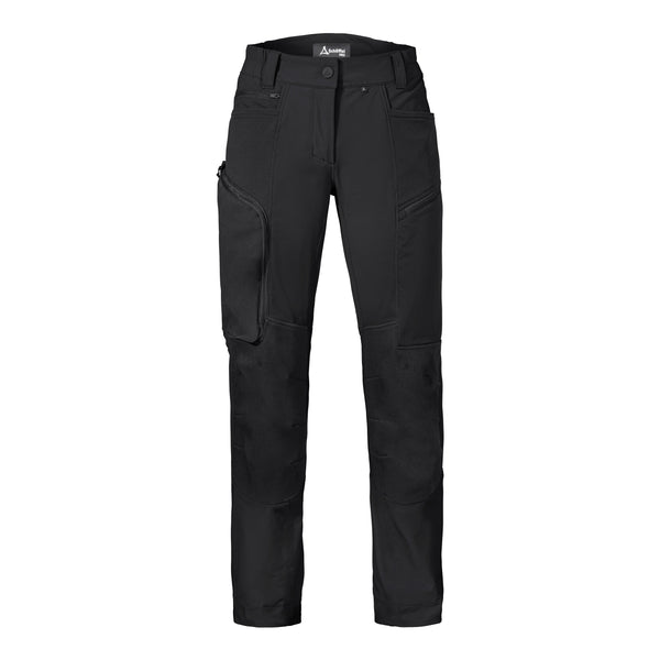 Maschine Knieschutz Damen Schwarz – Vorderansicht