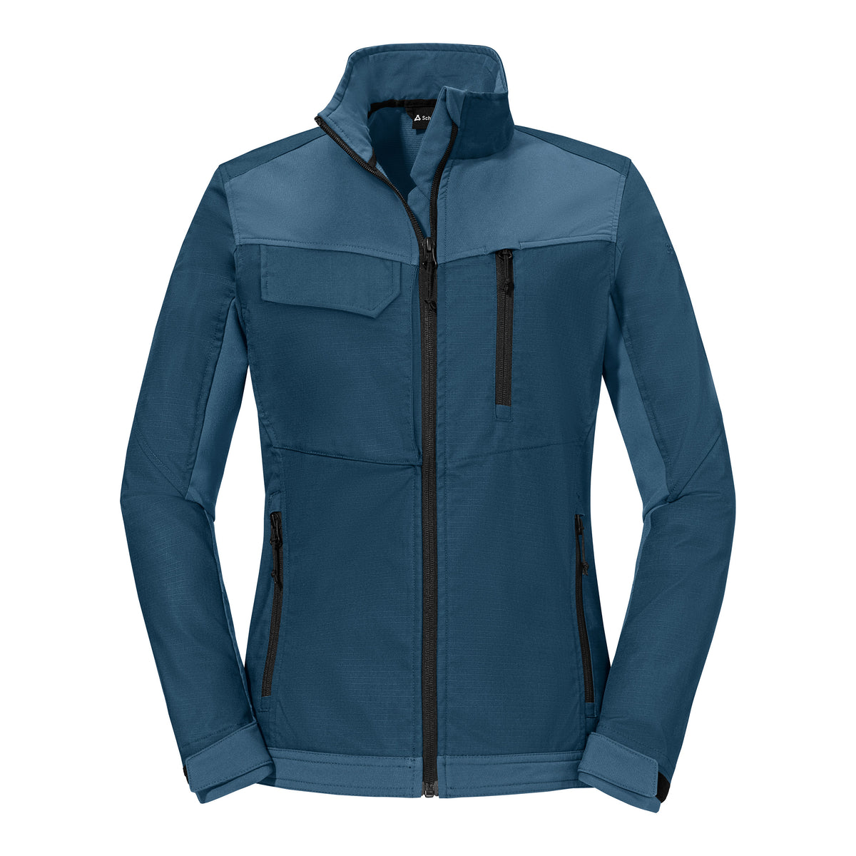 Meistermacher Jacke Damen Blau – Vorderansicht