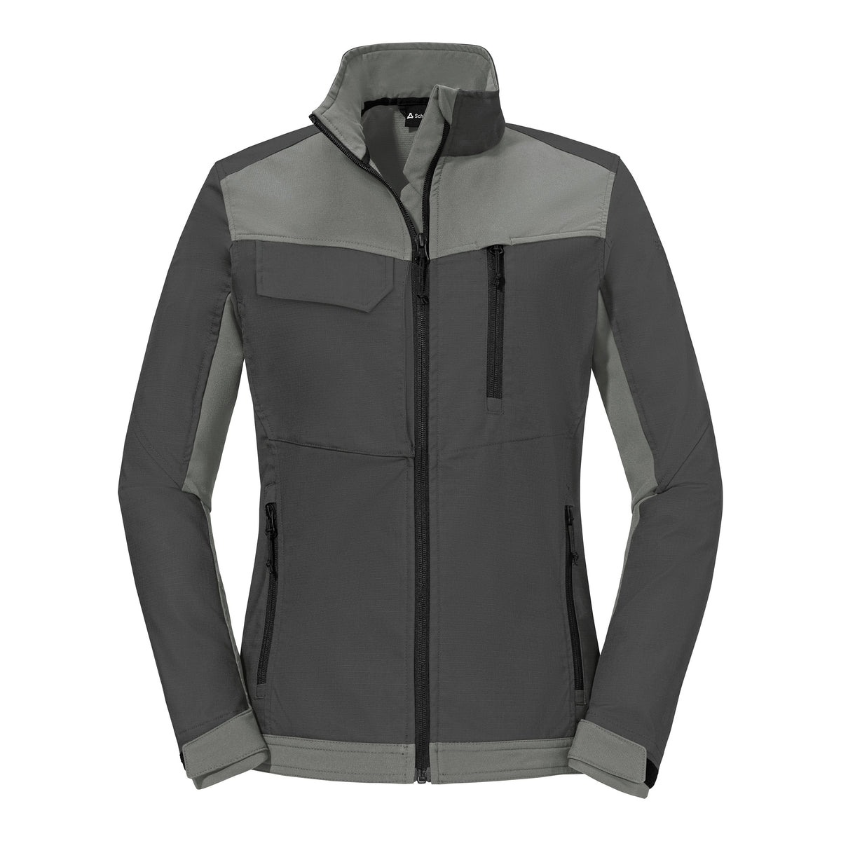 Meistermacher Jacke Damen Grau – Vorderansicht