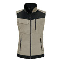 Meistermacher Weste Damen Beige – Vorderansicht