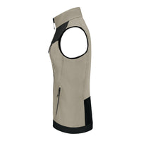 Meistermacher Weste Damen Beige – Seitenansicht
