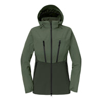 Schutzschild ZipIn Damen Grün – Vorderansicht