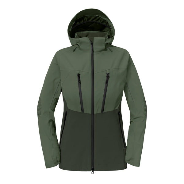 Schutzschild ZipIn Damen Grün – Vorderansicht