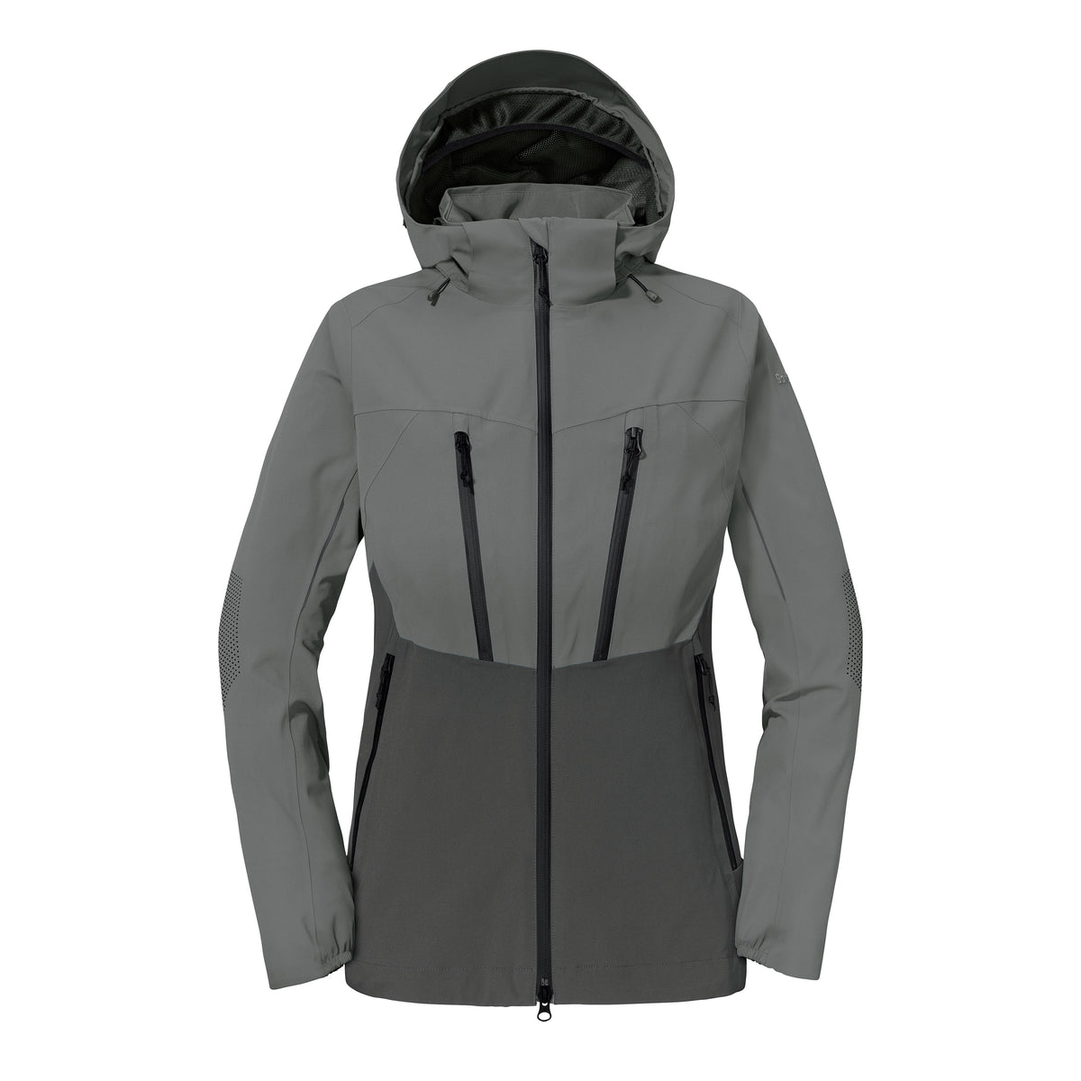 Schutzschild ZipIn Damen Grau – Vorderansicht