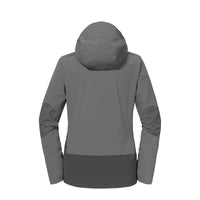Schutzschild ZipIn Damen Grau – Rückansicht